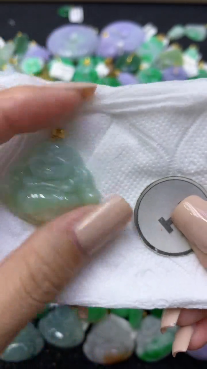 颈饰未镶嵌翡翠天然缅甸翡翠A货