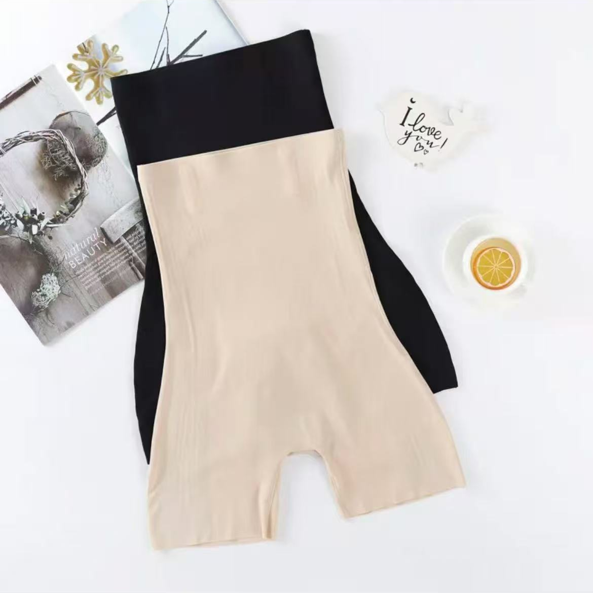 收腹提臀悬浮裤（黑色+肤色）【大凤专属】