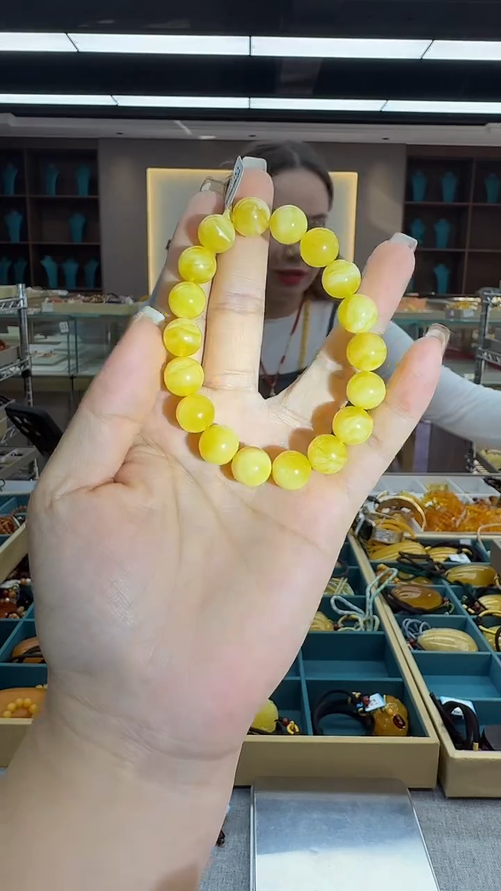 手链琥珀未镶嵌199秒拍号 假一罚三 