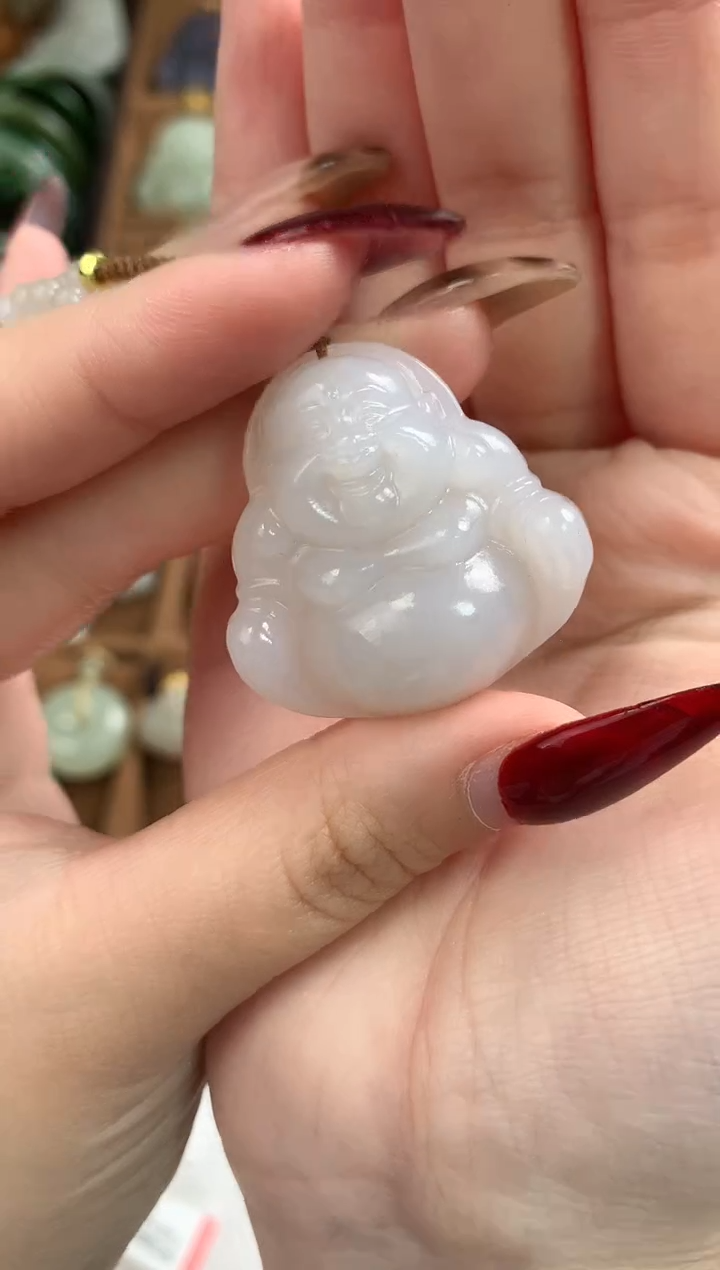 【闪购商品】和田玉颈饰未镶嵌吊坠35mm