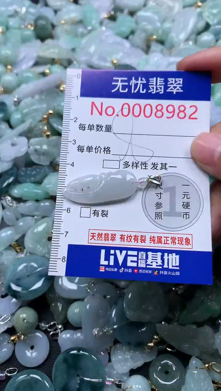 颈饰未镶嵌翡翠8982