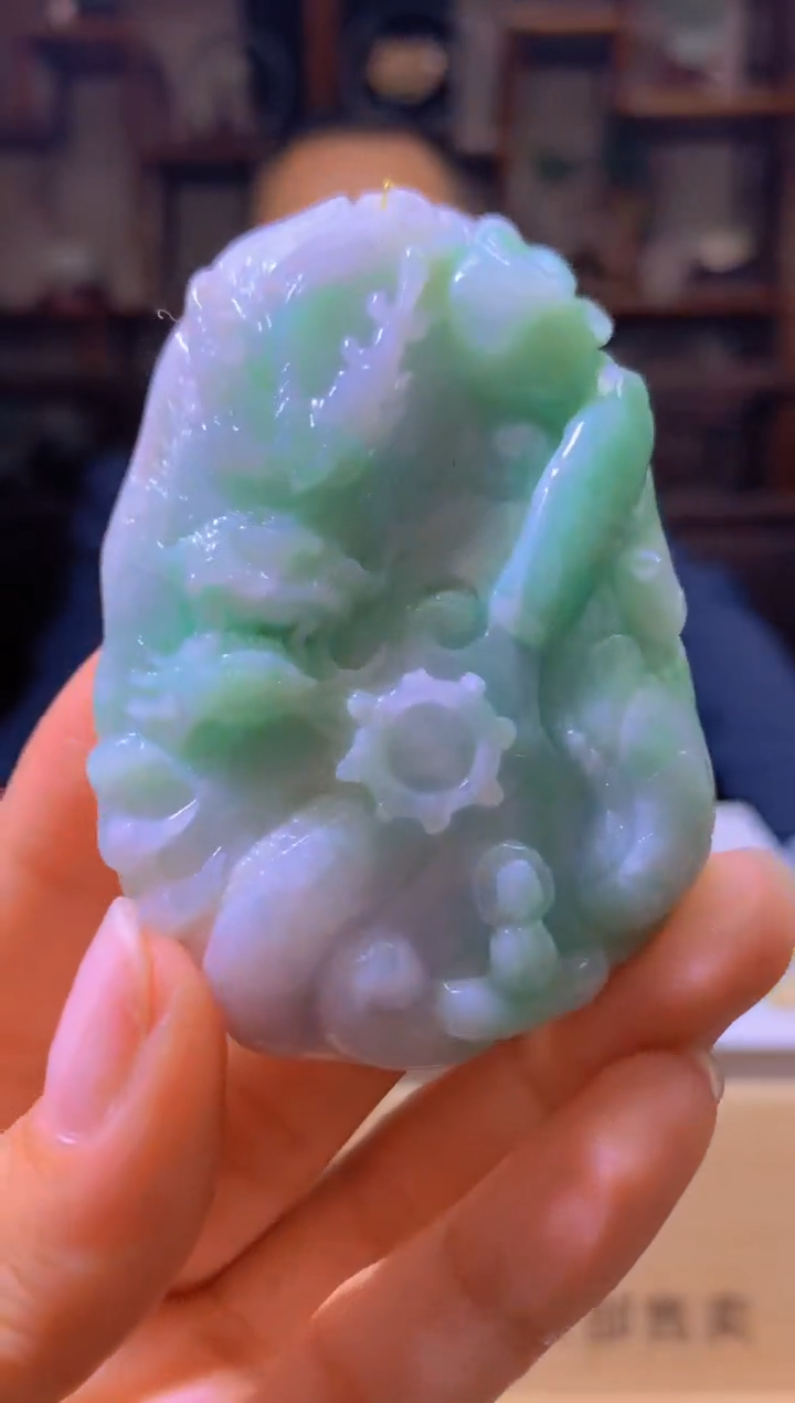 【闪购商品】定制翡翠未镶嵌L-@@YDWXJ212054