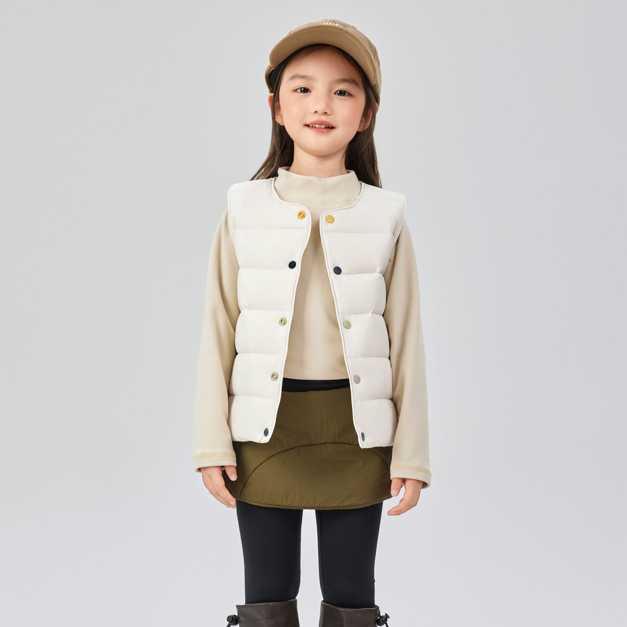 【25年商场同款新品】秋季新款男女短款内穿小件T250130060DS