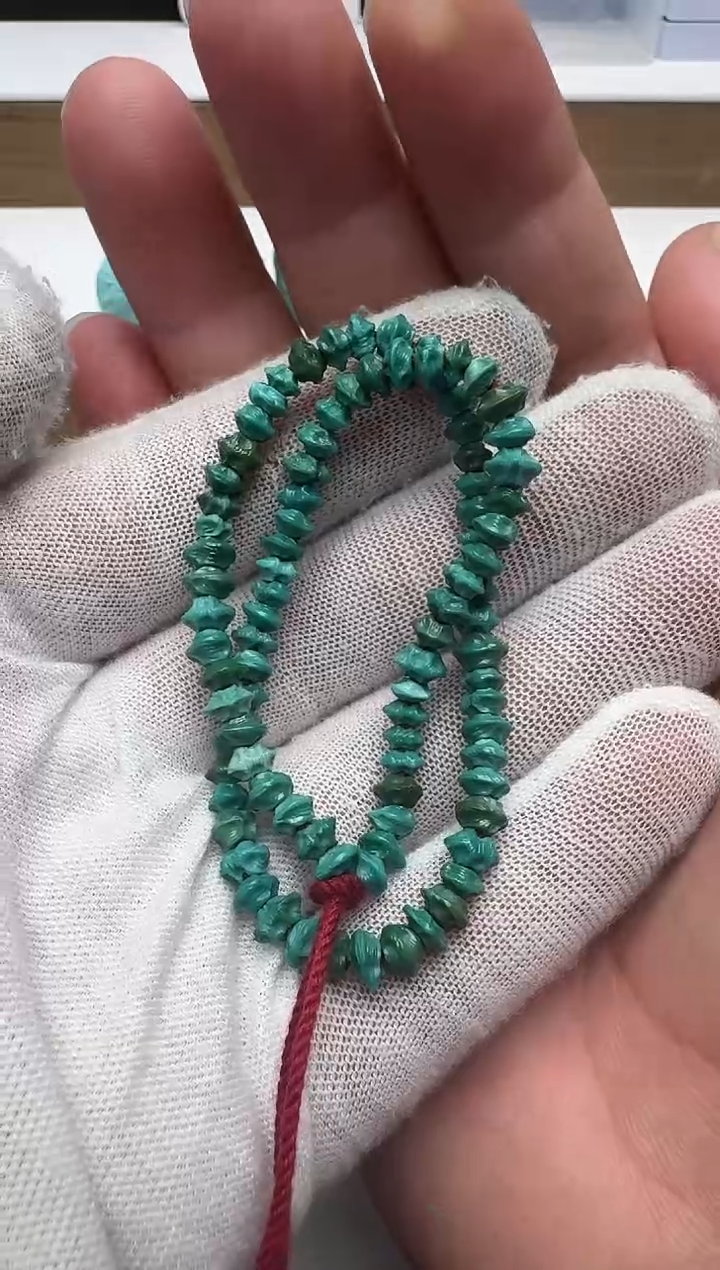 未镶嵌绿松石横打百香起****管手持
