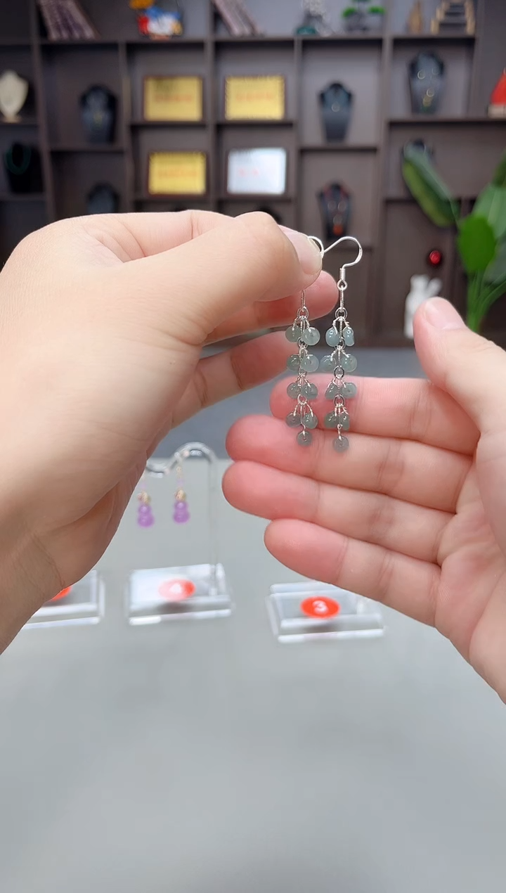 未镶嵌翡翠耳饰911000