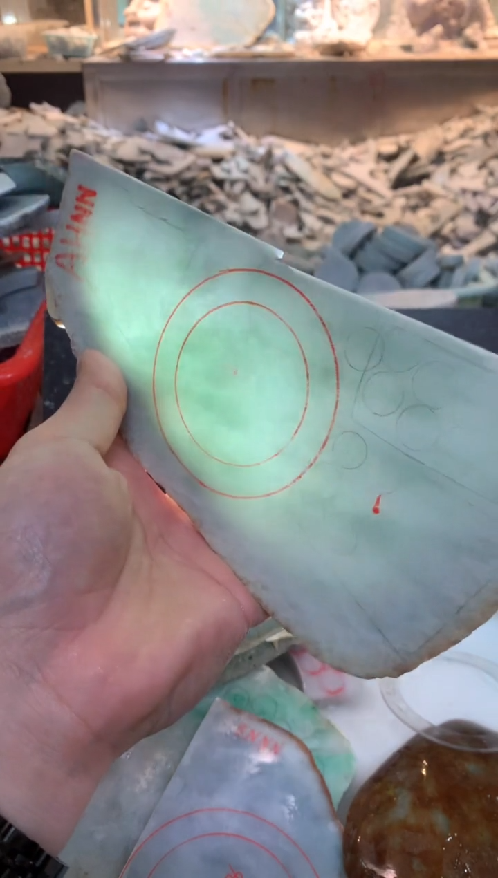 裸石翡翠0朗0翡翠珠宝853