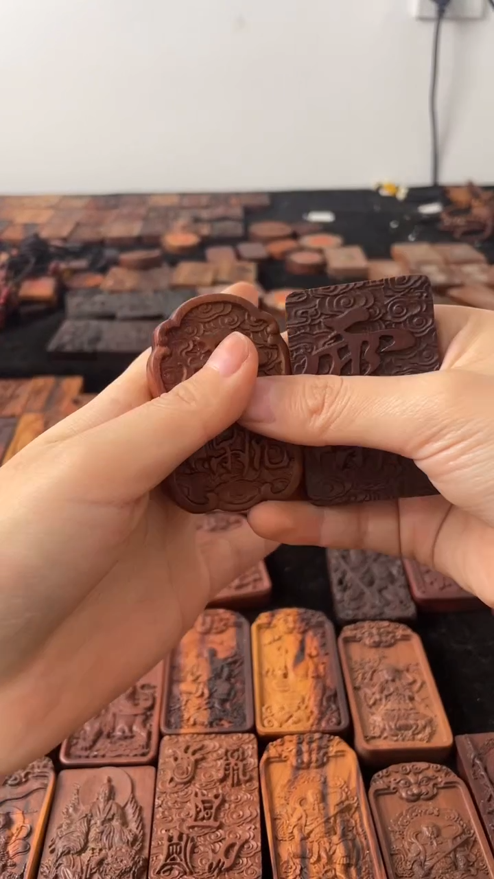 【闪购商品】木枣木葫芦形雷祖五岳+枣雷祖讳配十字