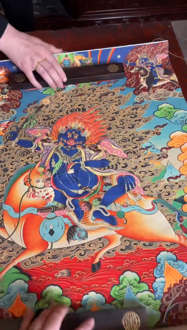 卷轴画手绘唐卡074