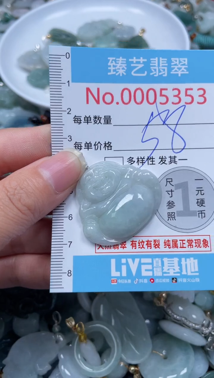 颈饰未镶嵌翡翠5353