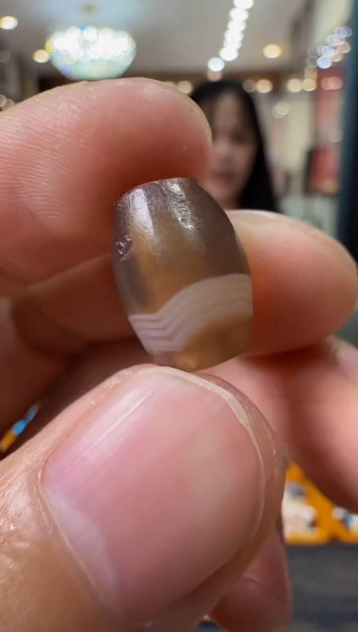 未镶嵌玛瑙/玉髓珠宝奇石缠丝玛瑙珠