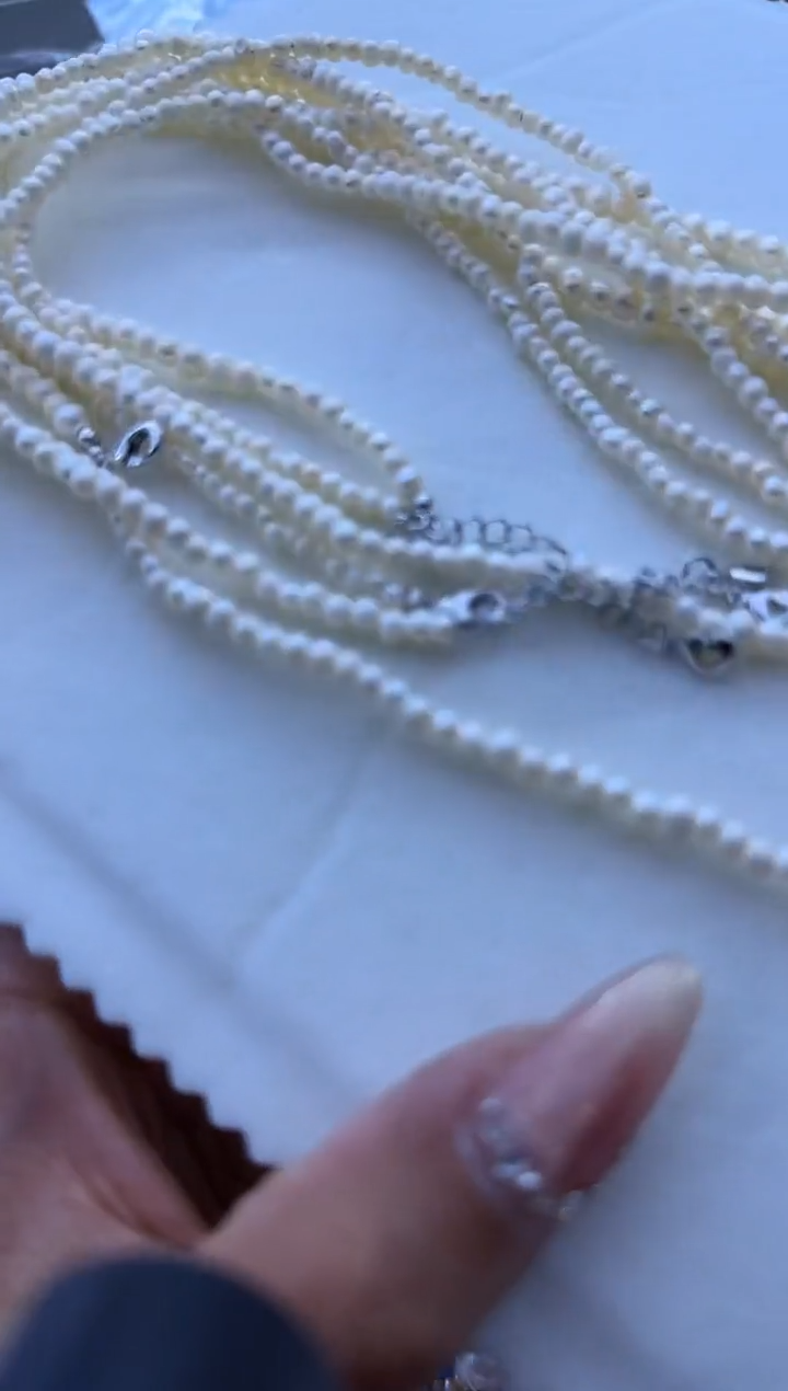 【闪购商品】淡水珍珠项链银S925镶嵌539多样性发货  发其一