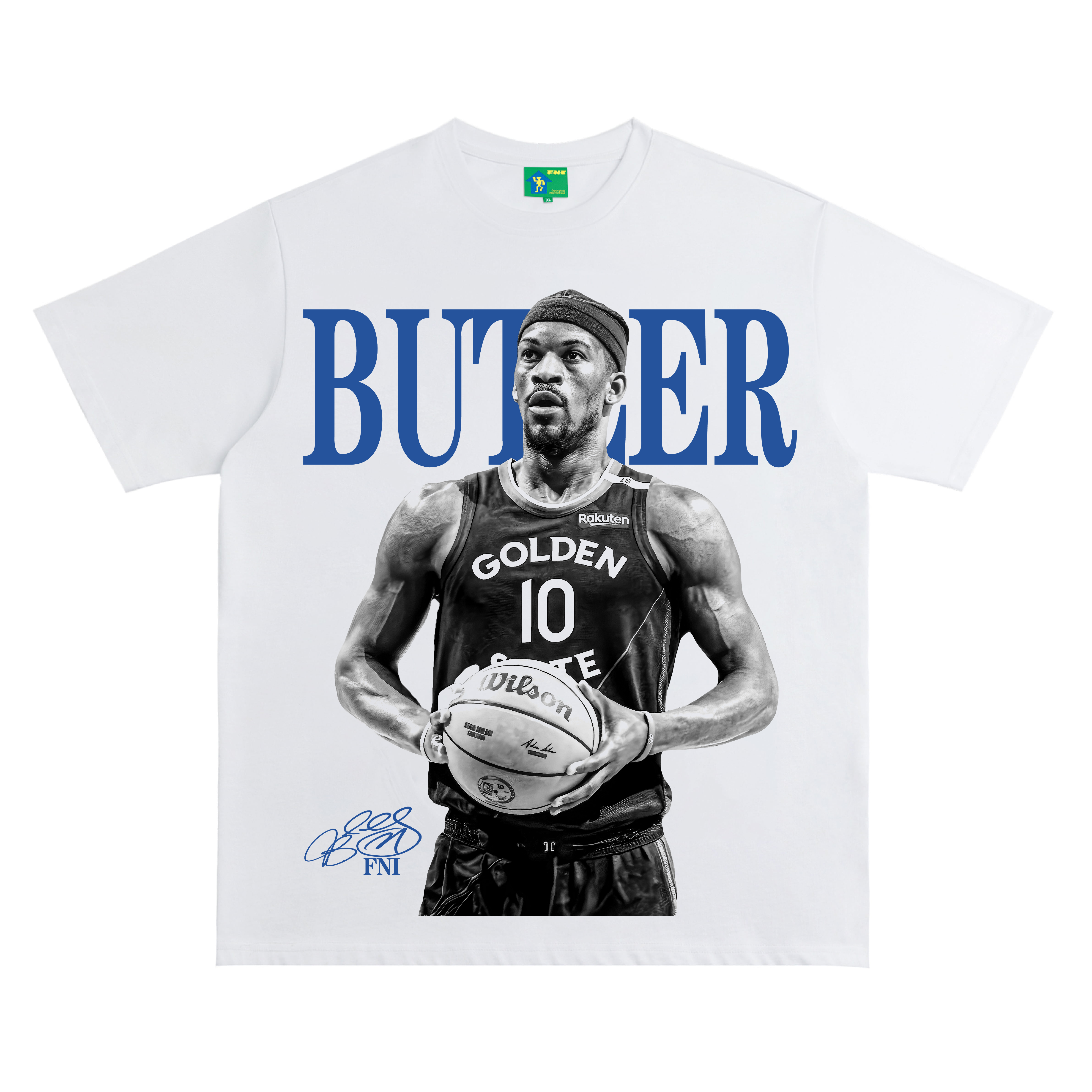 <FNIFNI>-巴特勒-男女同款t恤美式纯棉夏季短袖上衣国潮新款