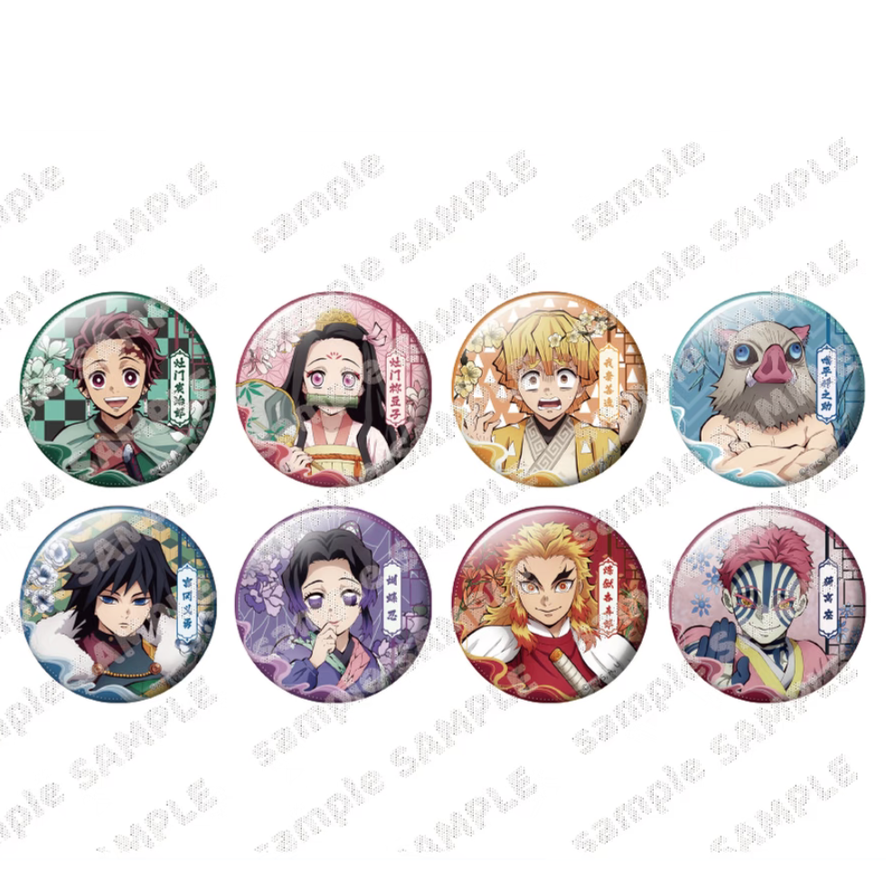 【沪版】鬼灭之刃乐器国风快闪吧唧票根