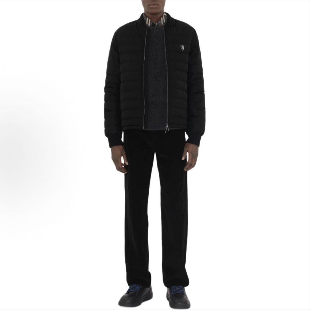 BURBERRY/博柏利新禧贺岁蛇年系列徽章立领拉链长袖羽绒服 ss