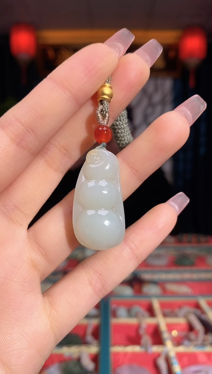 【闪购商品】和田玉颈饰未镶嵌福豆