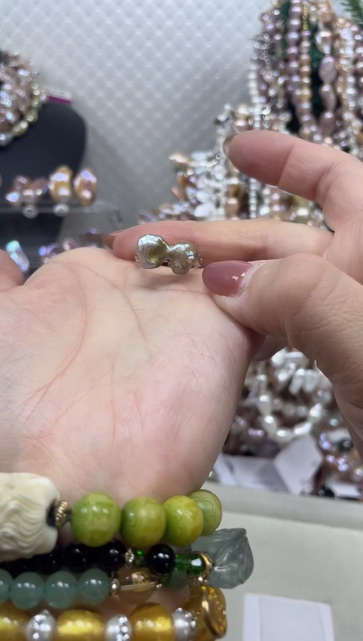 【闪购商品】淡水珍珠戒指未镶嵌【纯恬珍珠】