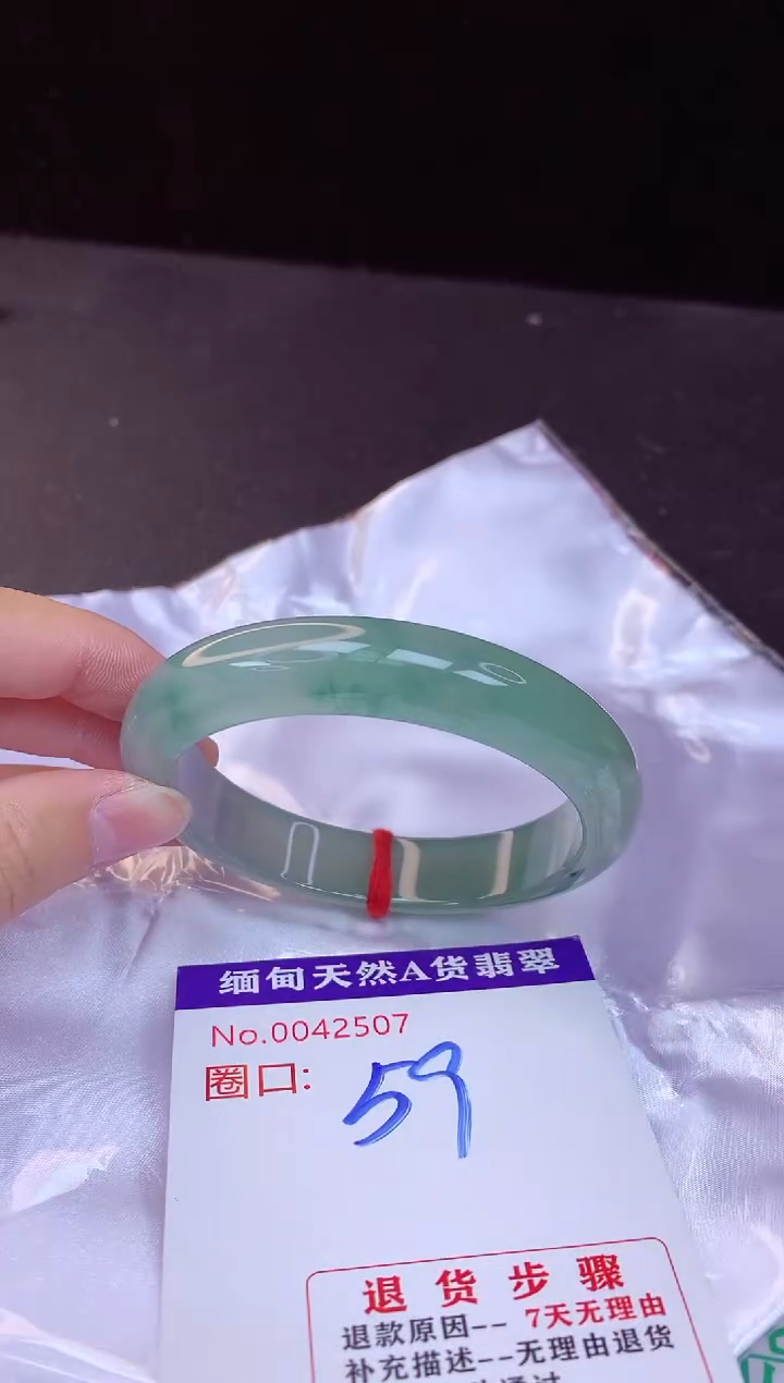 【闪购商品】翡翠手镯未镶嵌59+分单2