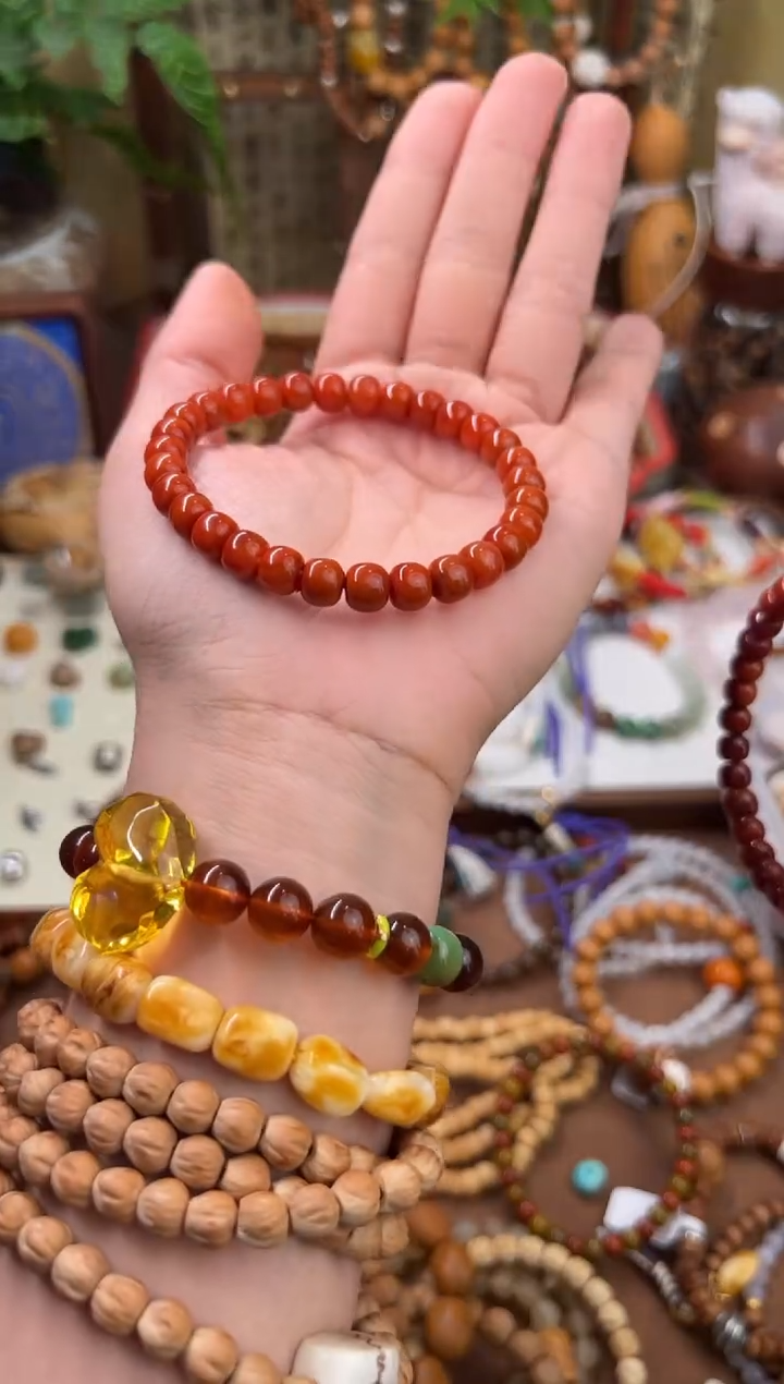 火焰纹老型单圈手串