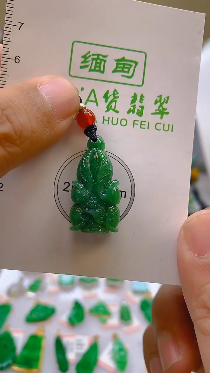 翡翠未镶嵌颈饰天然翡翠A货，支持复检