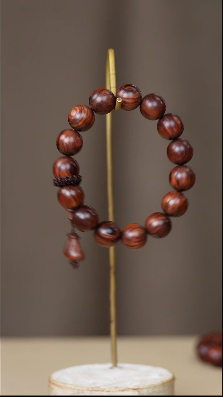 手串/手链黄花梨/降香黄檀海南黄花梨老料15mm手串