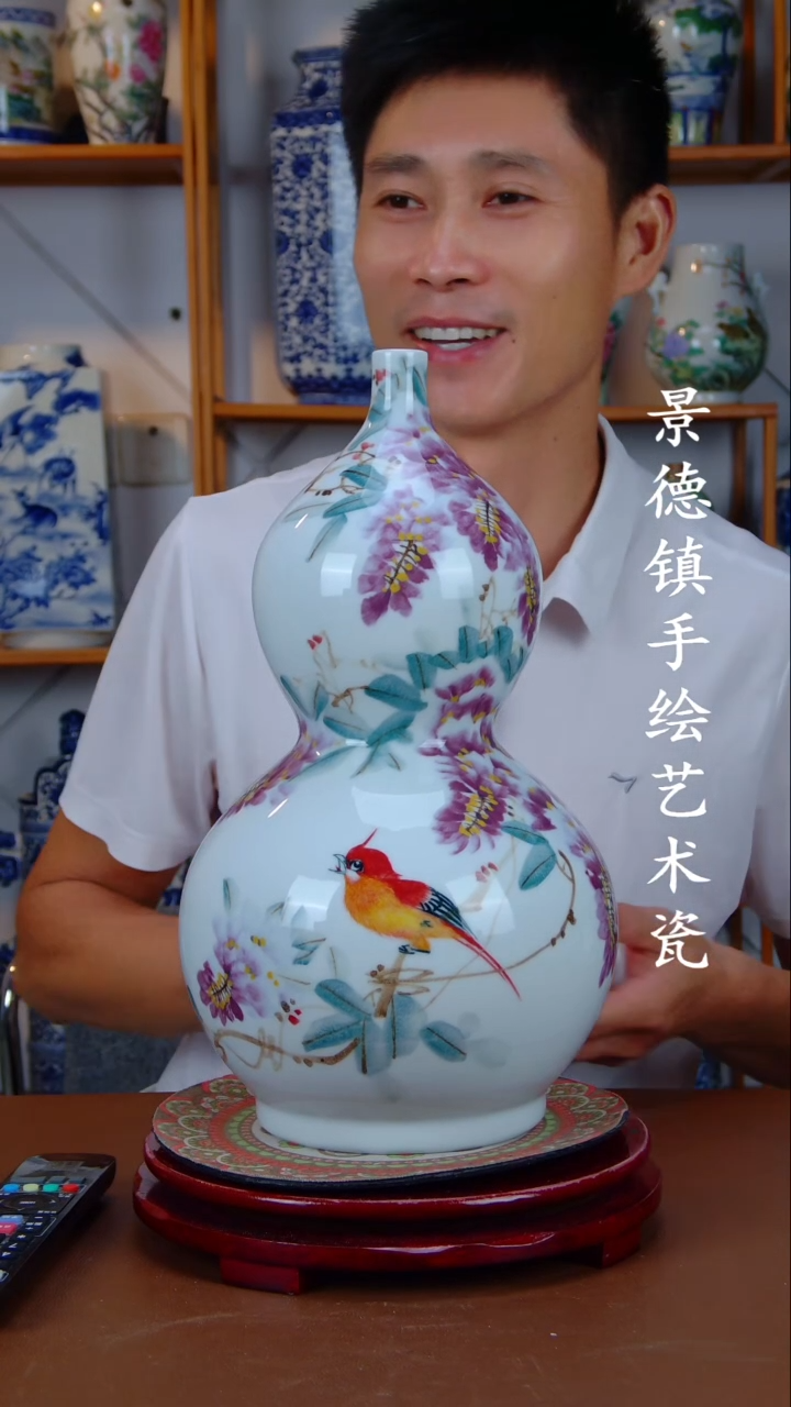 现代景德镇手工手绘陶瓷摆件30