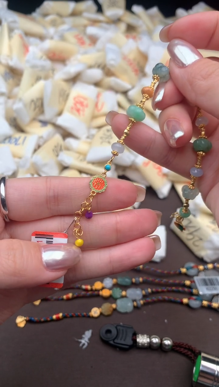 【闪购商品】翡翠手链银S925镶嵌一