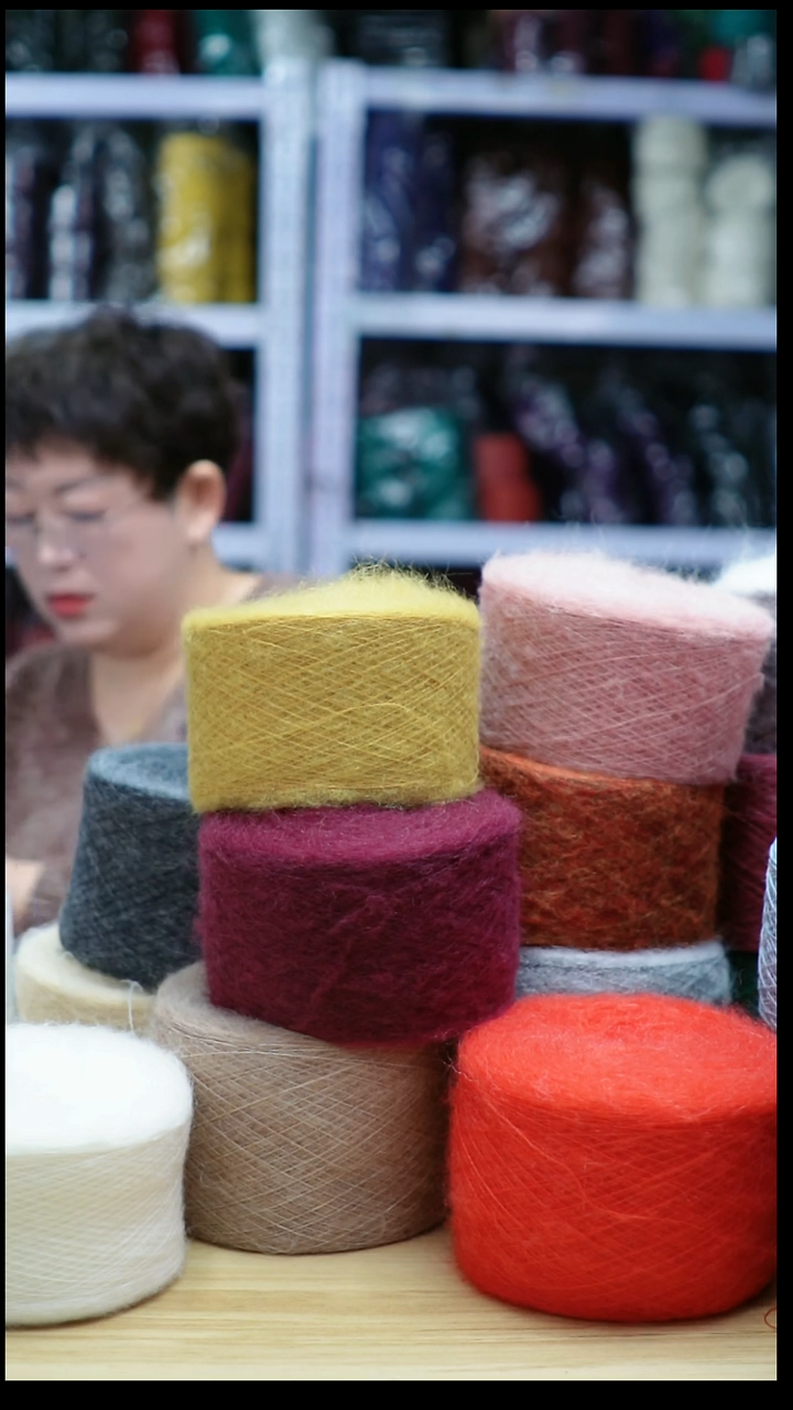 羊绒欢姐编织E386