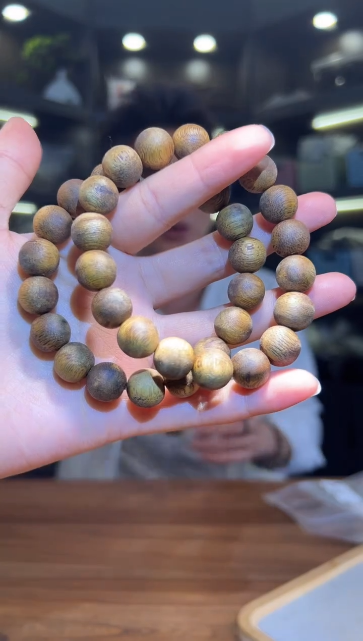 沉香沉香碎屑775号1.2干磨圆珠单圈碎屑香粉多样性发一8