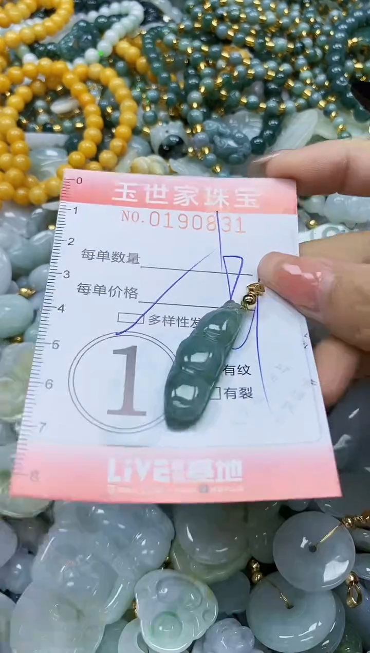 【闪购商品】翡翠颈饰未镶嵌闪购0190831多样性发其一