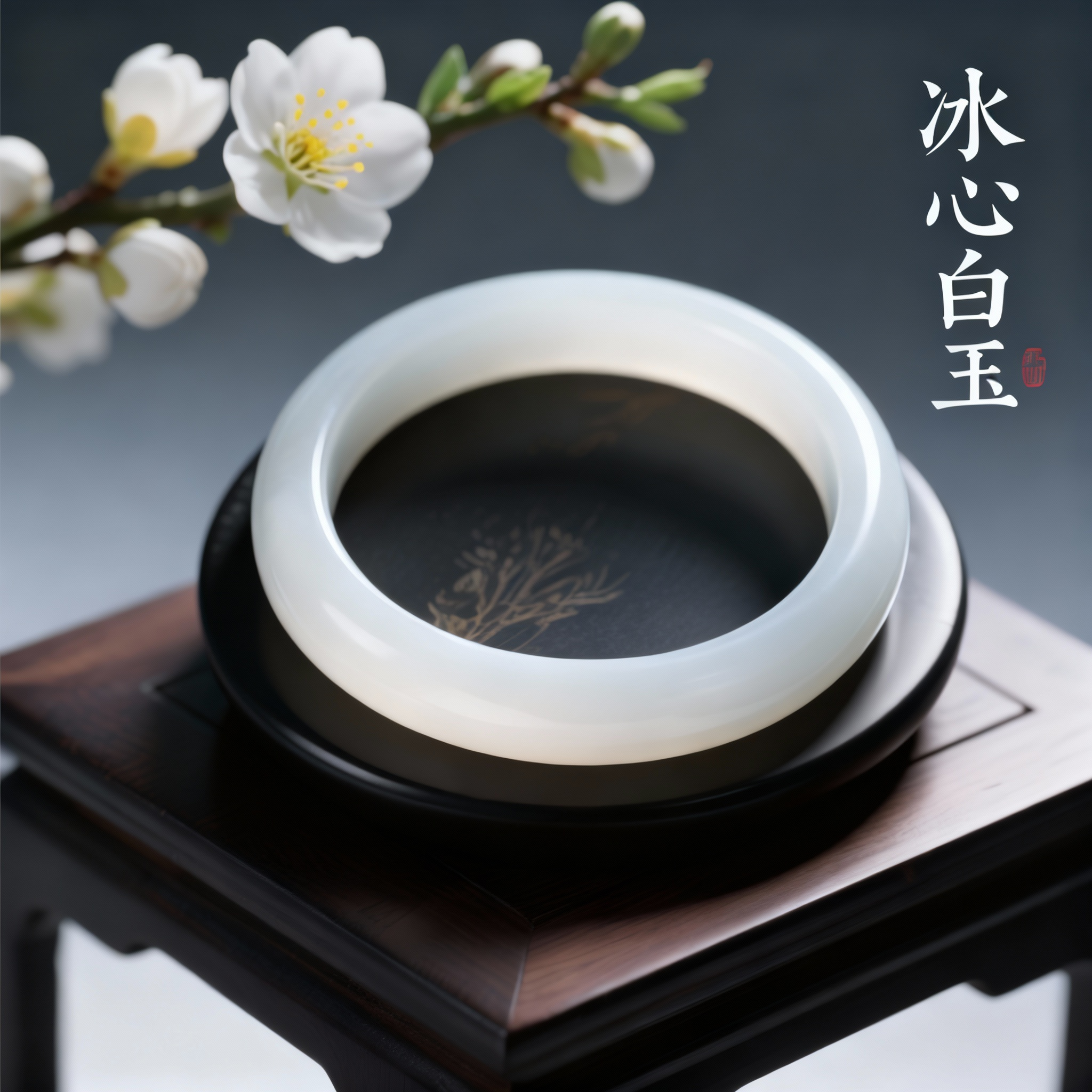 【苏禾珠宝】冰心 天然和田玉白玉手镯 拍一发一多样性发