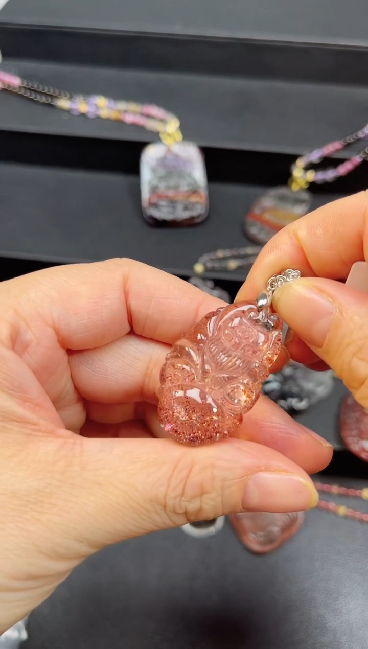 未镶嵌颈饰水晶【百晶灵儿】定制款