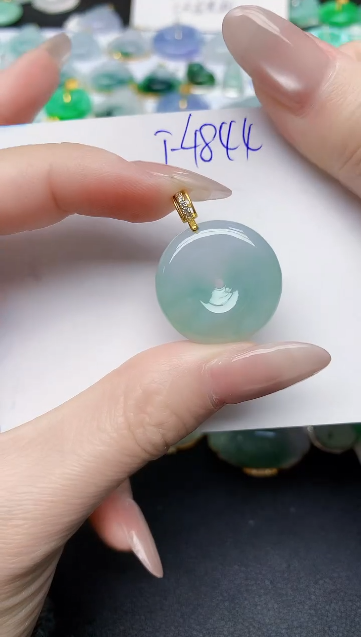 颈饰未镶嵌翡翠天然缅甸A货翡翠百元以上9元证书费自理