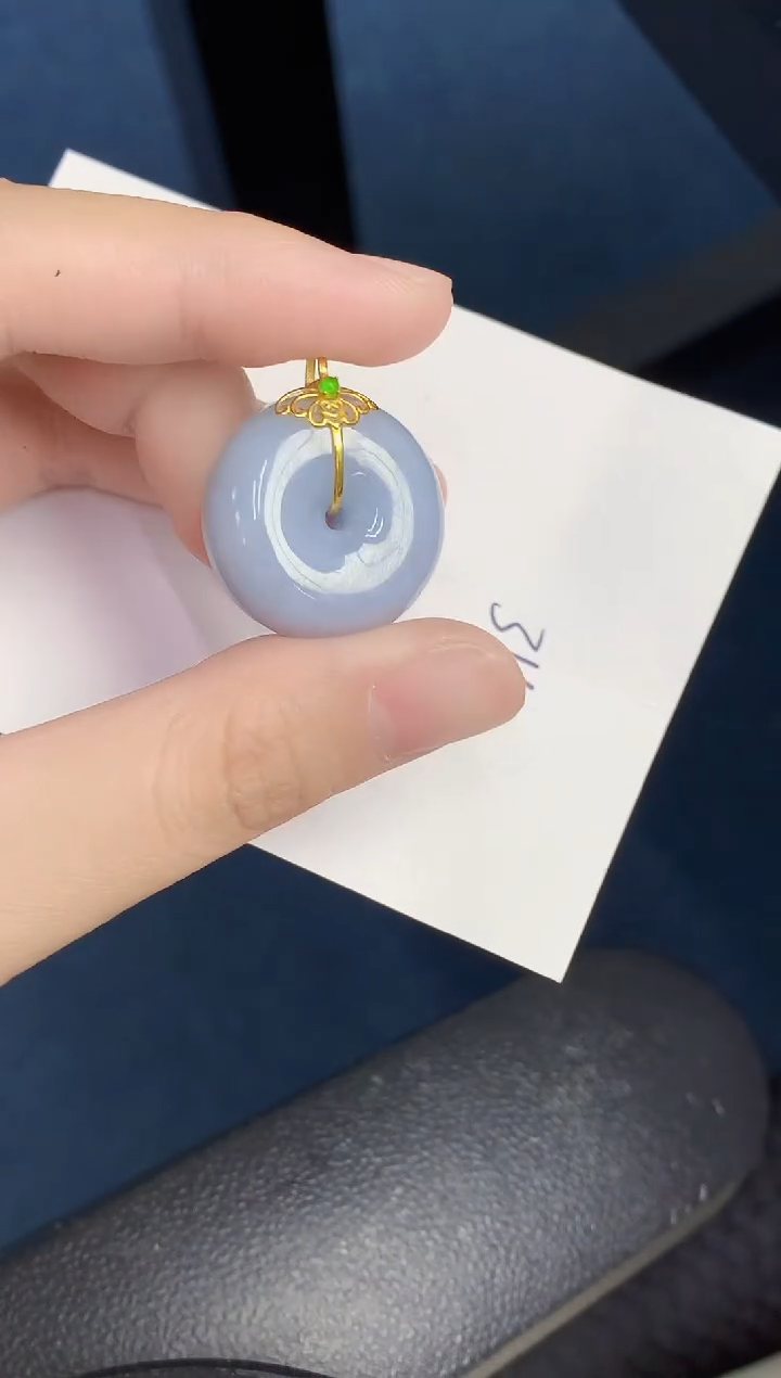 【闪购商品】翡翠颈饰18K金镶嵌000000000