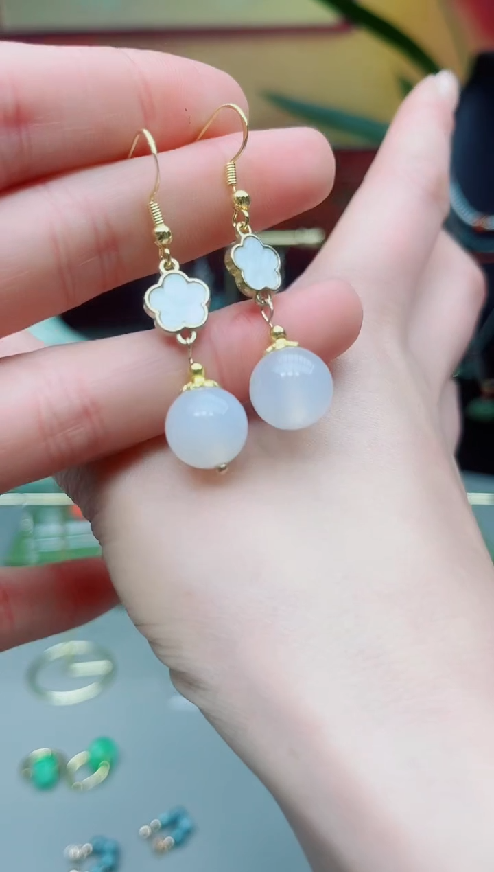 未镶嵌耳饰玛瑙/玉髓227000