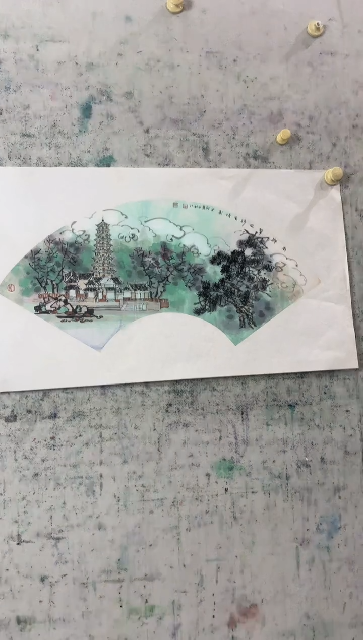 【闪购商品】绘画陈永利老师山水作品1.5平尺