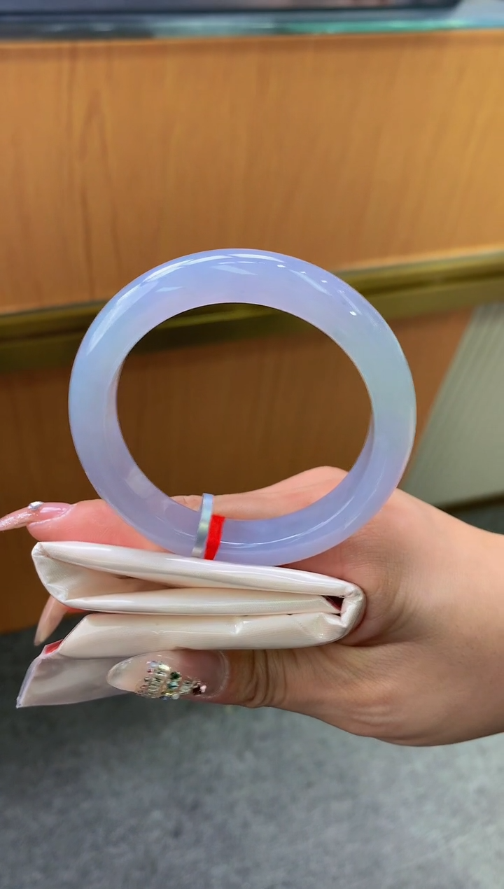 未镶嵌手镯翡翠-F113-正圈55.3