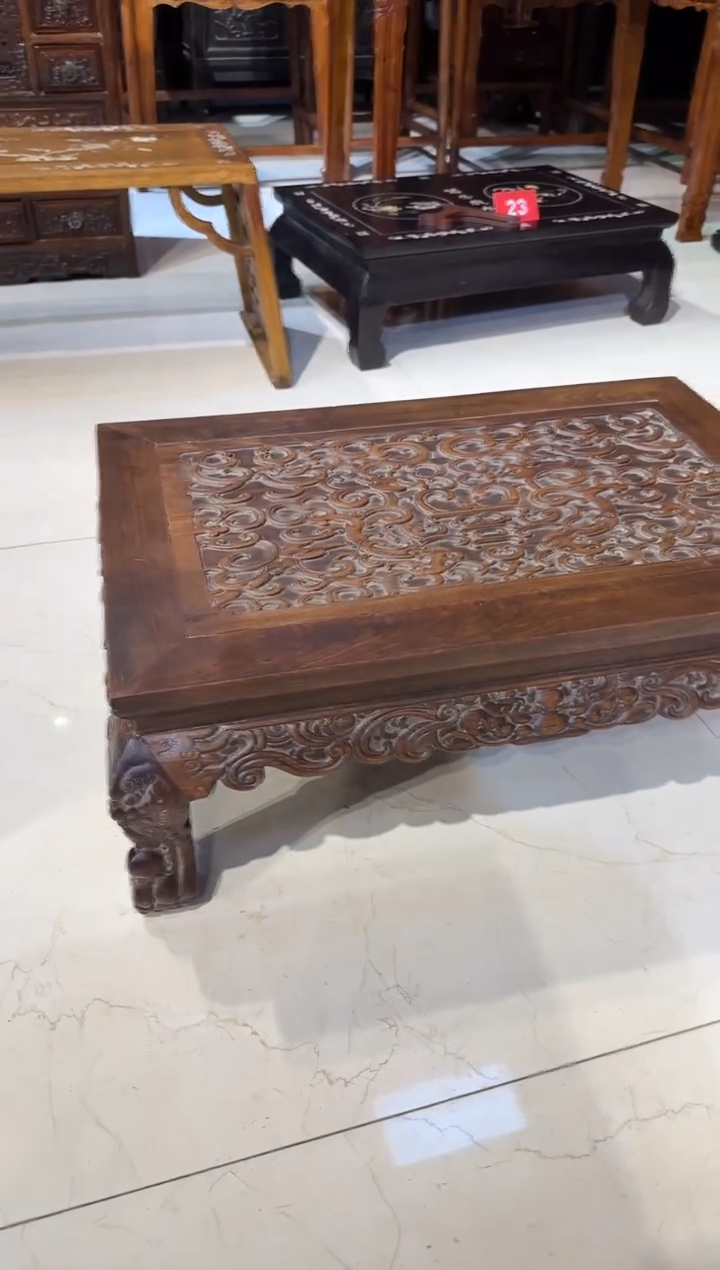 【闪购商品】木木艺黄花梨草龙炕桌1280.888