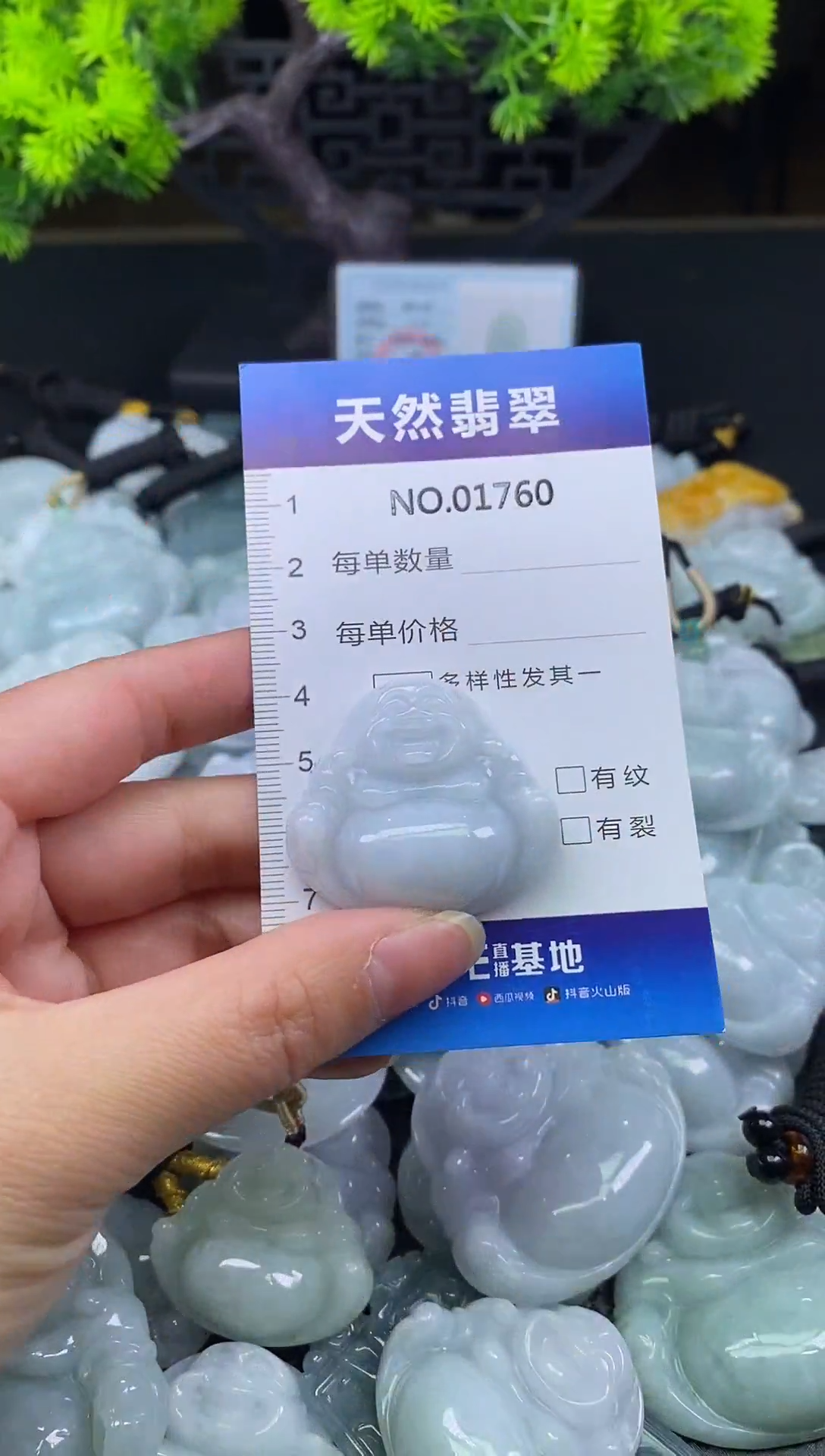 颈饰未镶嵌翡翠天然缅甸翡翠1760