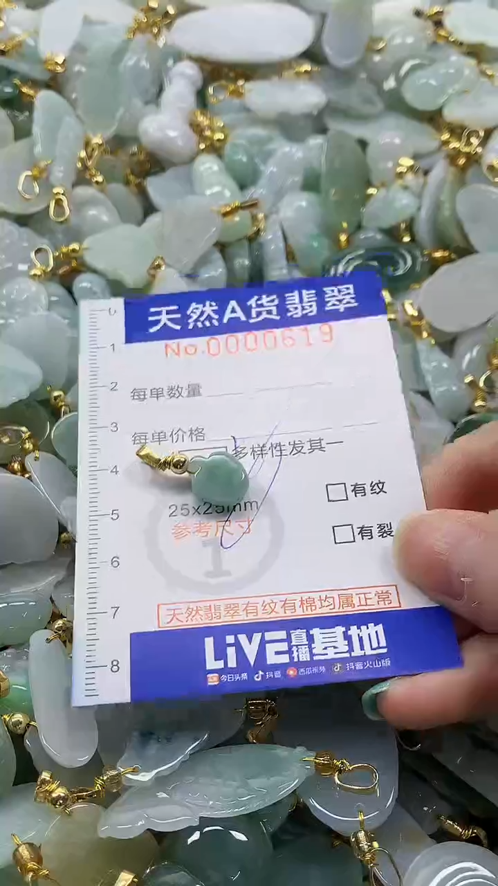 颈饰未镶嵌翡翠纯天然a货翡翠