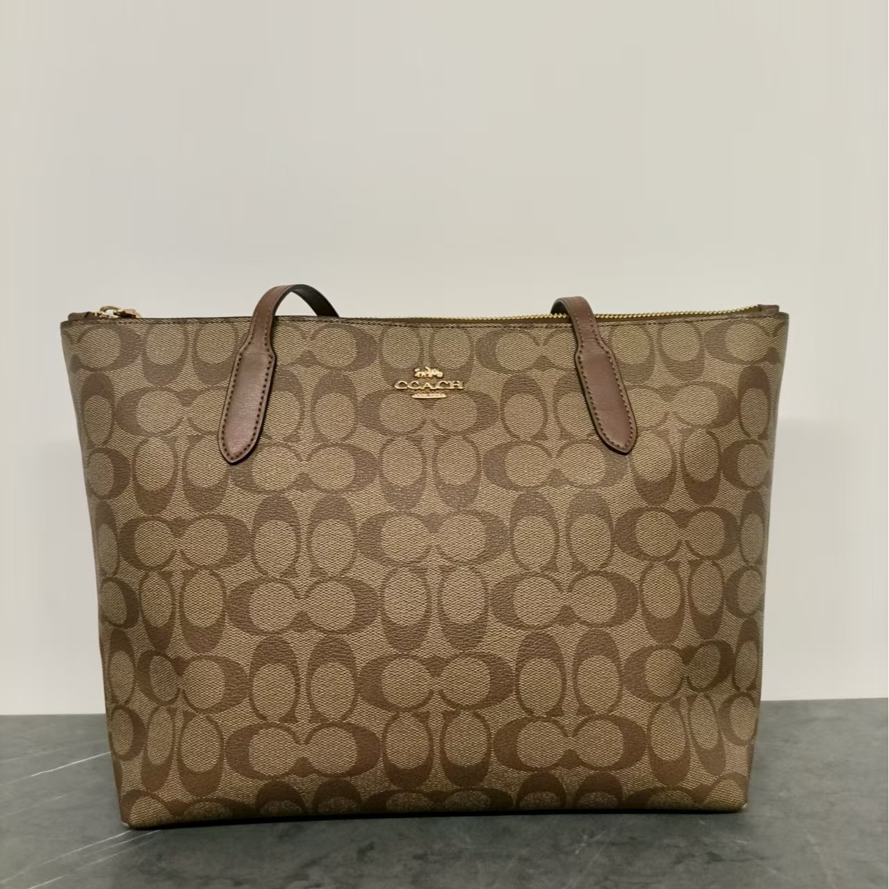 95新 COACH/蔻驰 a375托特包30*10*24