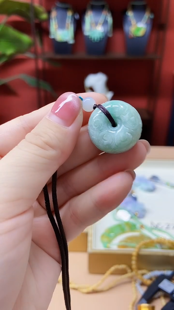 颈饰未镶嵌翡翠翡翠吊坠