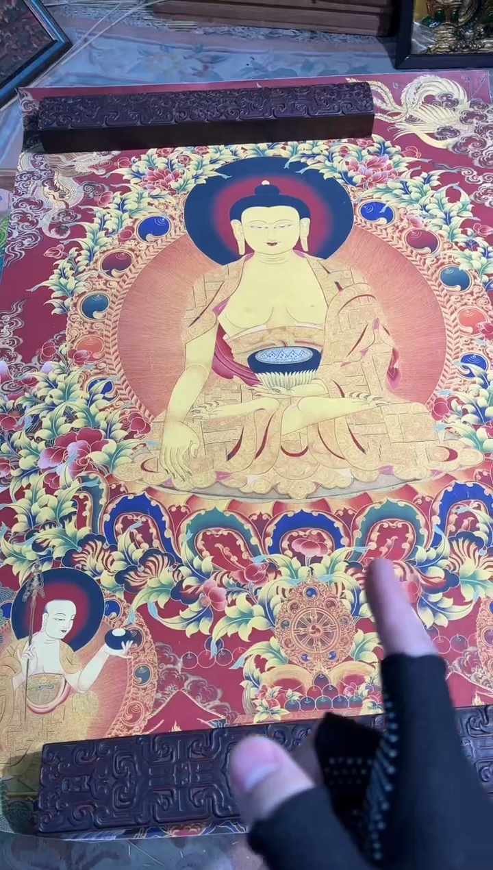 卷轴画路路的唐卡tk160