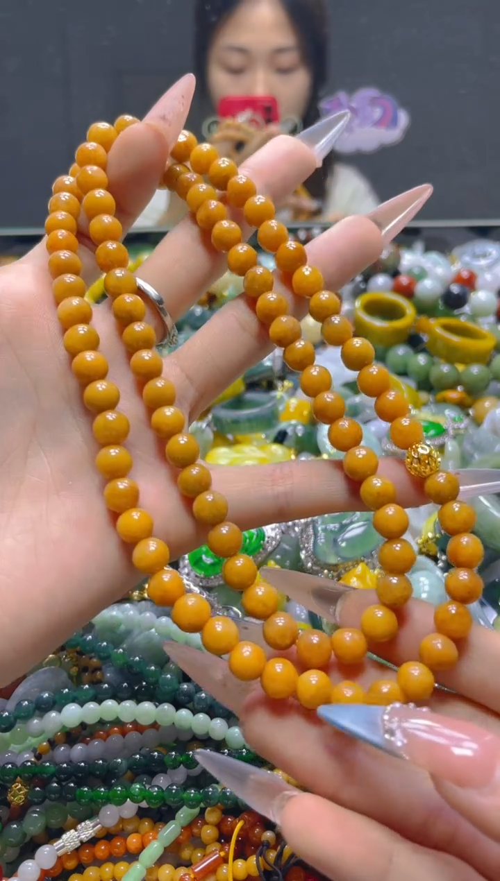 颈饰未镶嵌翡翠8MM