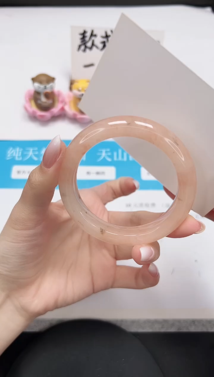 【闪购商品】石英质玉手镯未镶嵌A271-53.8