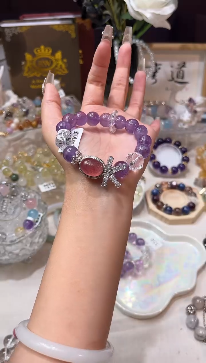 【闪购商品】水晶手链未镶嵌多样性发货发其一颜色微差