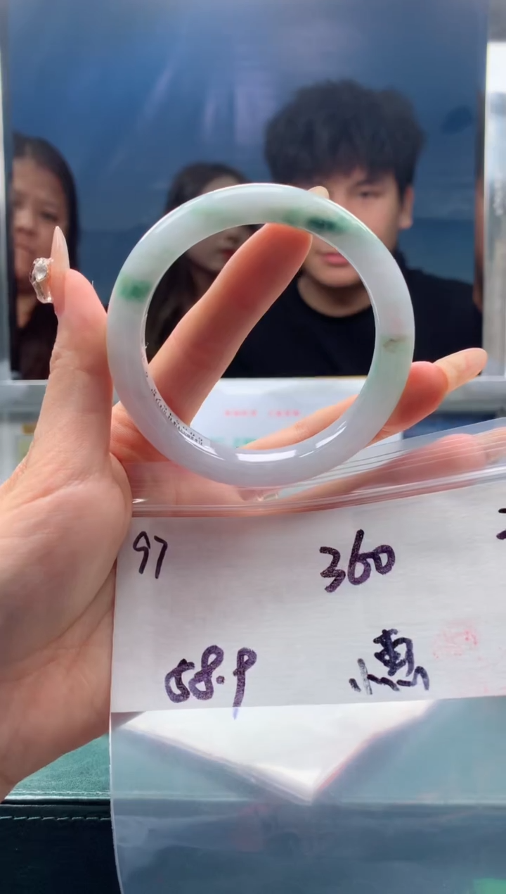 【闪购商品】定制翡翠未镶嵌毛货手镯需精细抛光/手镯97