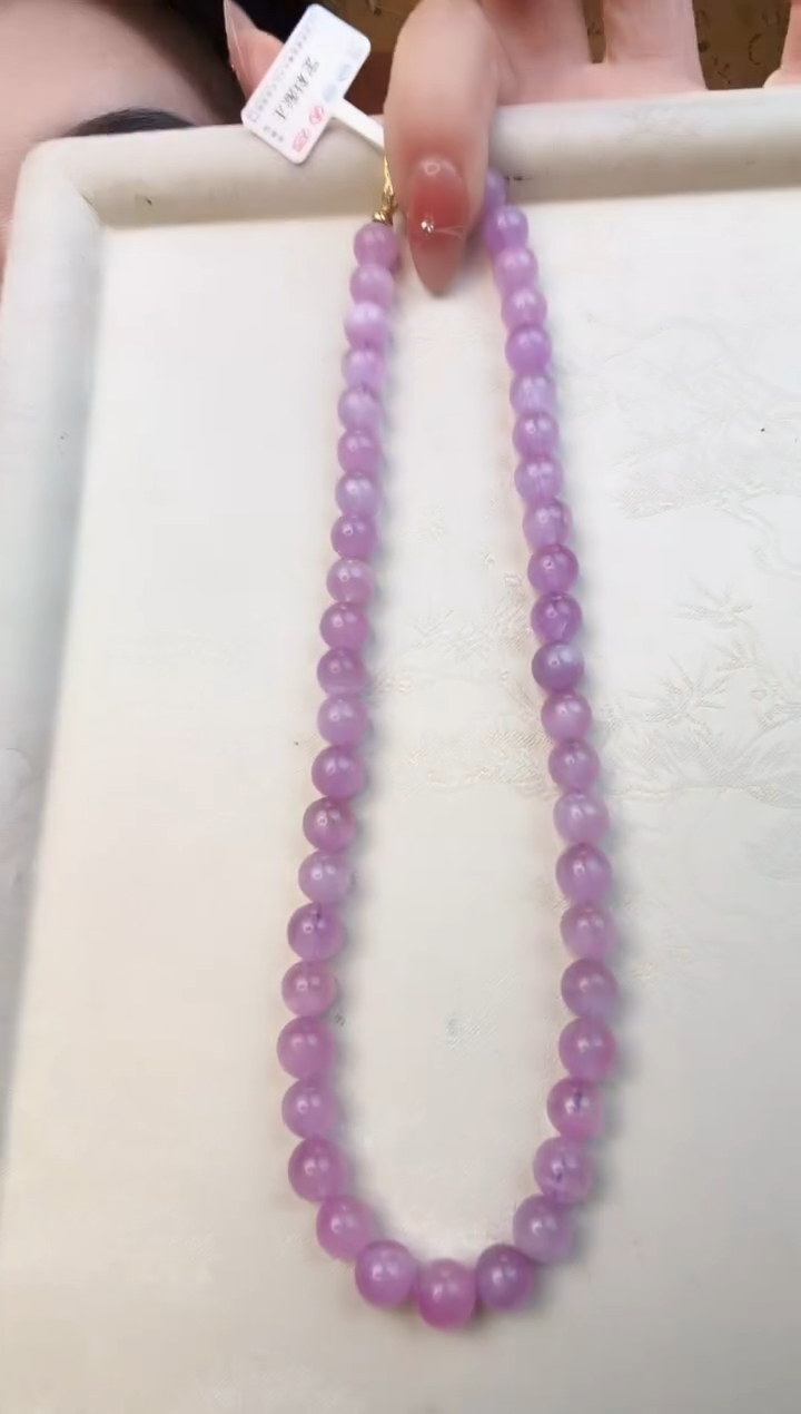 【闪购商品】锂辉石颈饰未镶嵌1925约8mm