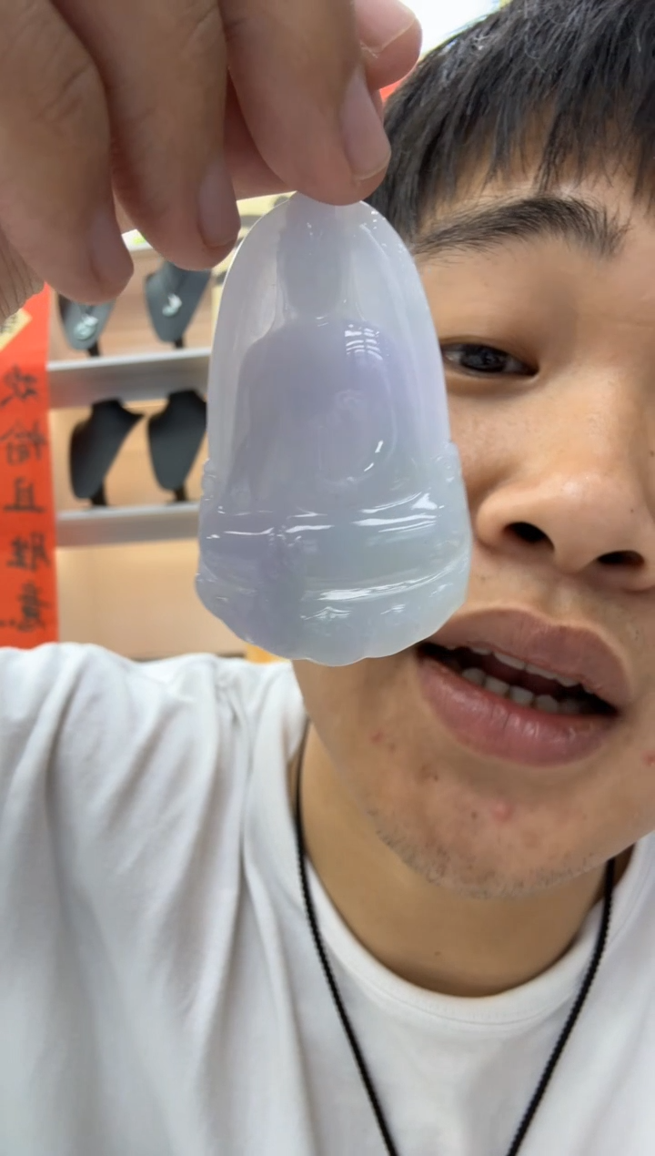 【闪购商品】翡翠颈饰未镶嵌天然翡翠A货孤品一件