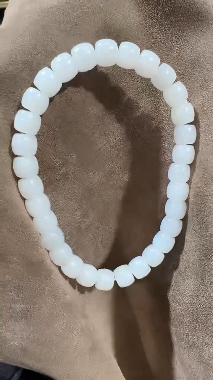 【闪购商品】和田玉手串未镶嵌0949  极限弧手串