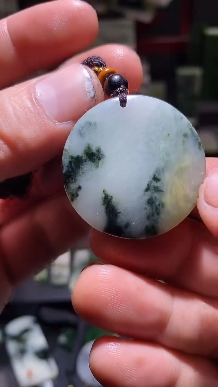 未镶嵌独山玉颈饰yc